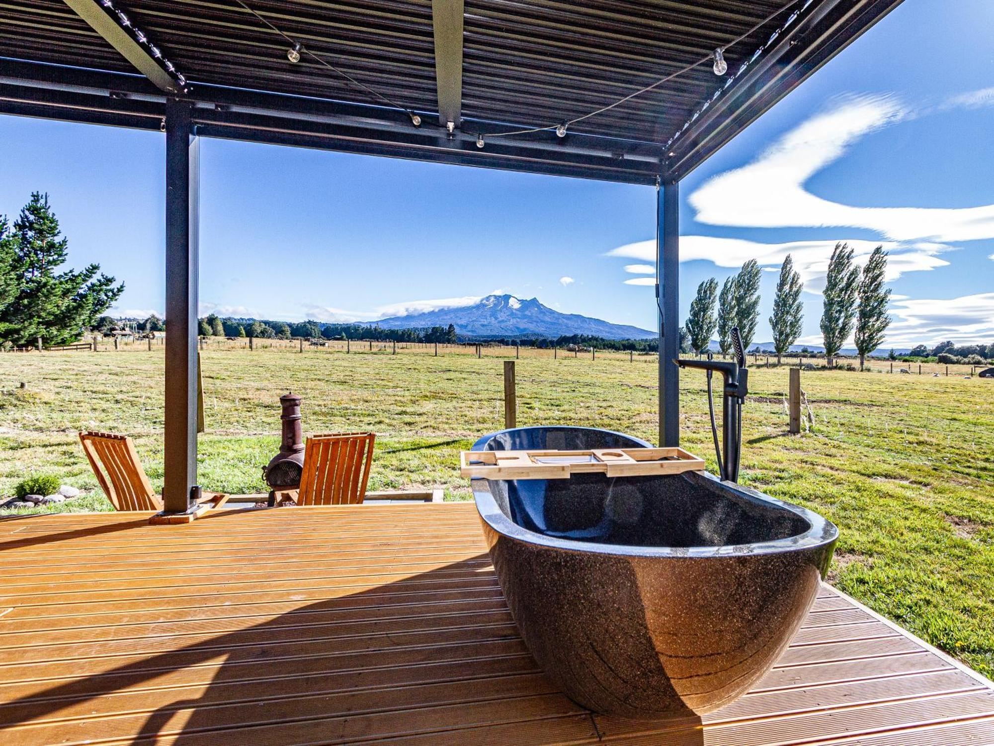 Mangateitei Views - Rangataua Tiny Home Ohakune Dış mekan fotoğraf