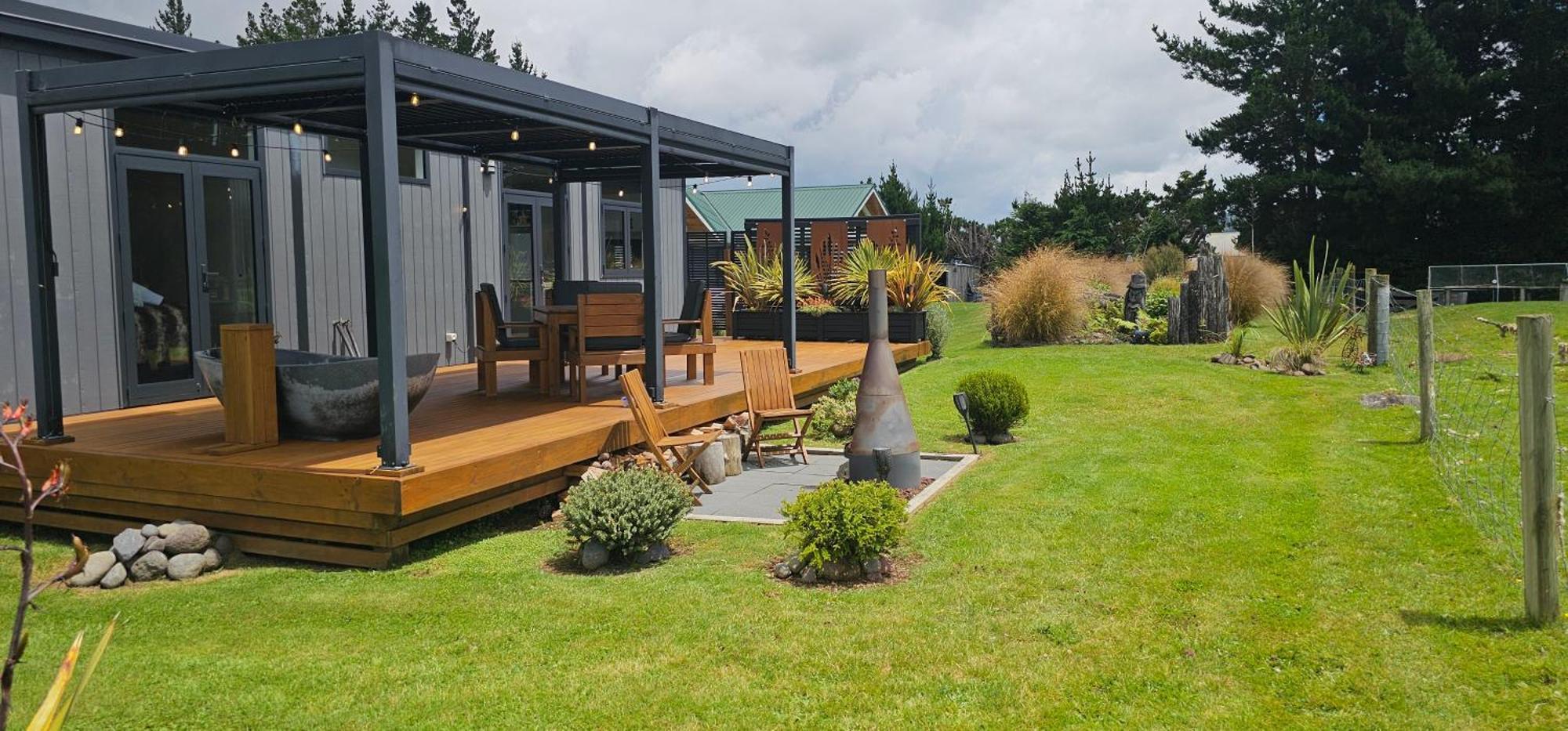 Mangateitei Views - Rangataua Tiny Home Ohakune Dış mekan fotoğraf