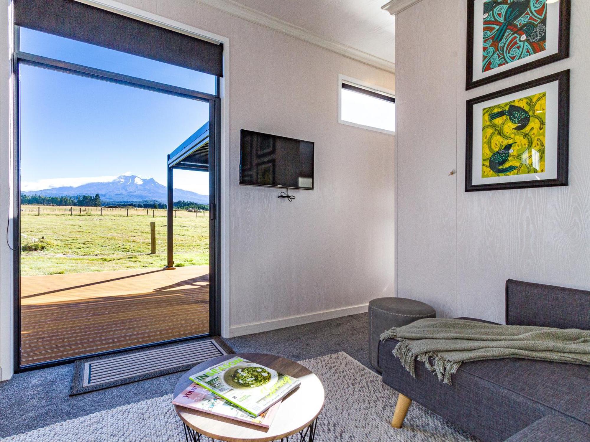 Mangateitei Views - Rangataua Tiny Home Ohakune Dış mekan fotoğraf